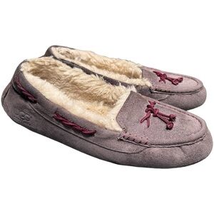 UGG Brett Purple Grey Slippers For Indoor/Outdoor Use Size 10 (Fits like 9)